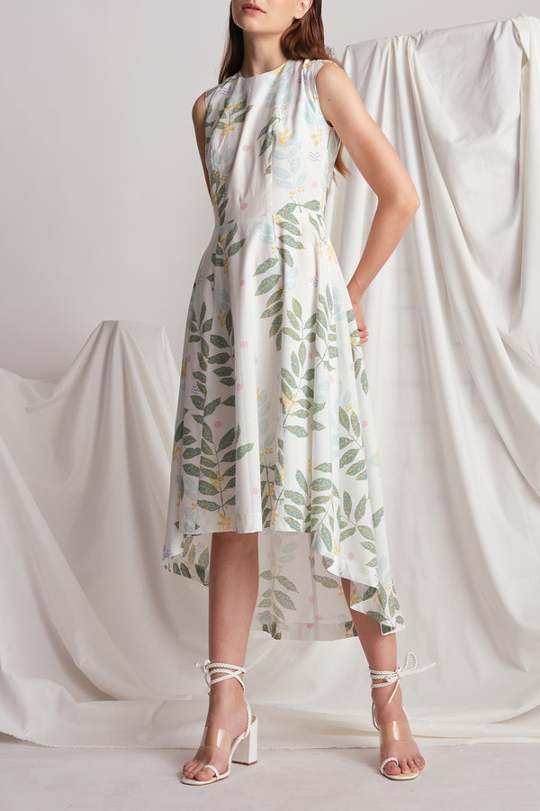 Alicia Dress (Leafy) 👗