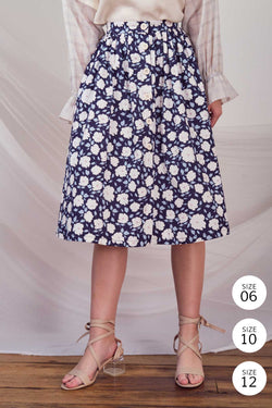 Daisy Skirt (Navy)