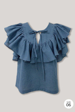 Loujain Top (Blue)