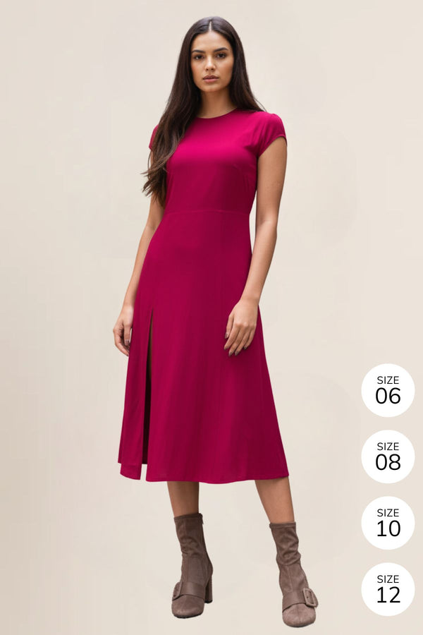 Rachel Dress (Wine)