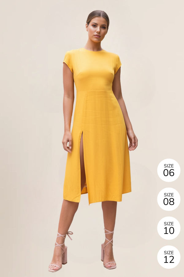 Rachel Dress (Mustard)