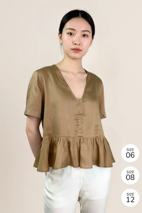 Julie Blouse (Khaki)