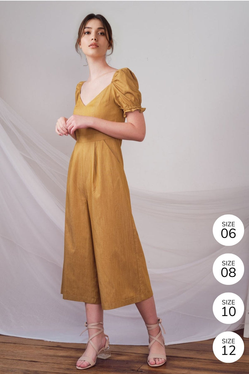Janella Jumpsuit (Mustard)