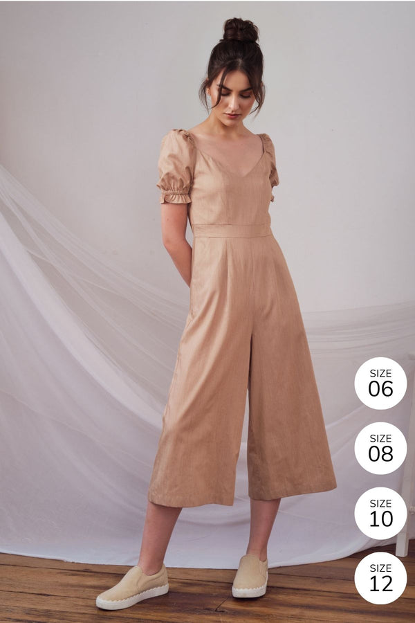 Janella Jumpsuit (Beige)